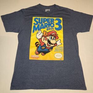 Super Mario Bros. 3 Grapic Blue SS T/Shirt L